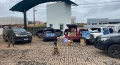 BPFRON apreende três veículos carregados com cigarros contrabandeados