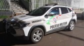 Adolescente apreendido em flagrante por furto é conduzido até a Polícia Civil