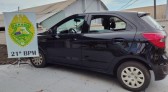 Carro roubado em Francisco Beltrão é recuperado pela Polícia Militar