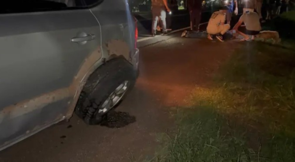 Colisão entre veículos é registrada na PR-483; motorista apresentava sinais de embriaguez