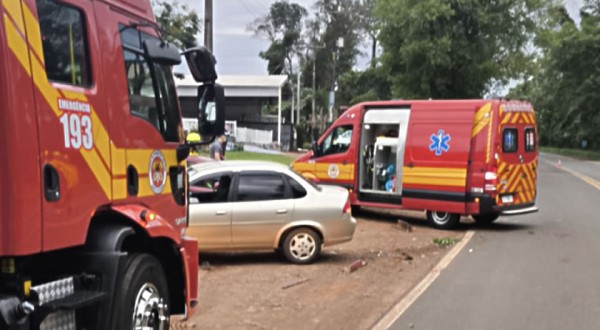 Colisão entre veículos deixa duas mulheres feridas na SC-163