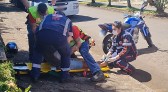Acidente de trânsito mobiliza SAMU e Bombeiros no centro