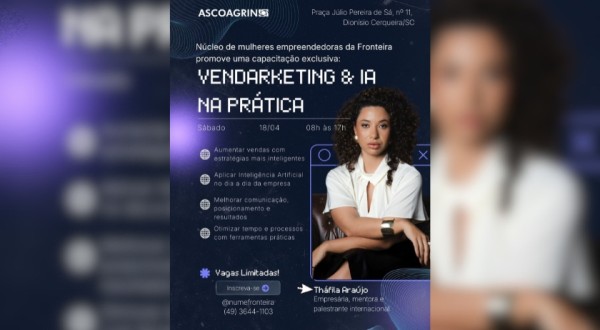 Núcleo de mulheres empreendedoras promove capacitação sobre vendas, marketing e IA