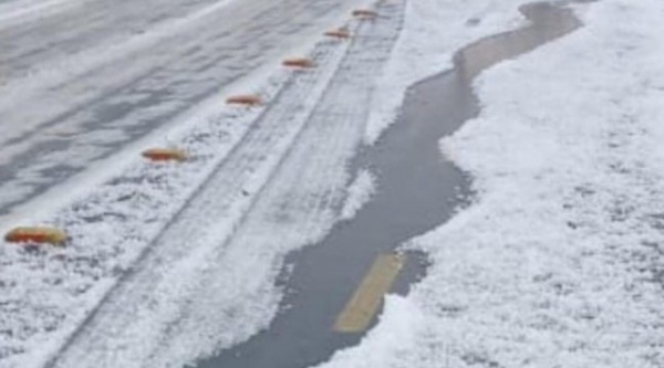 Temporal de granizo deixa paisagem irreconhecível em Lages