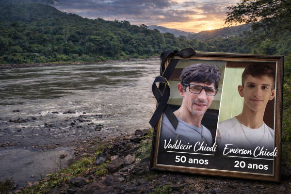 Pai e filho são encontrados mortos e abraçados no rio