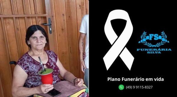 Comunicamos o falecimento de Célia dos Santos de Lima