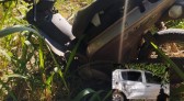 Motociclista morre após colisão frontal na SC-163, em Itapiranga; motorista embriagado é preso