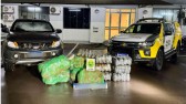 Caminhonete furtada em São Paulo é encontrada com quase 180 quilos de maconha no Paraná