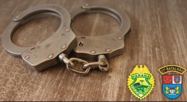 Em patrulha homem é preso com mandado de prisão em aberto