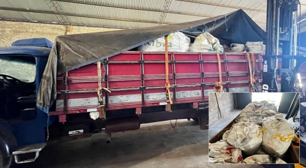 Polícia Federal apreende 17 toneladas de cobre contrabandeado da Argentina na fronteira