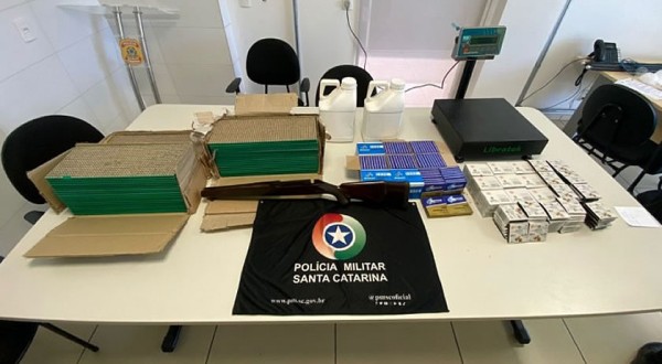 PM frustra contrabando de insumos para fabricação de munições