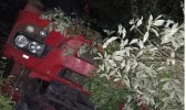 Caminhoneiro capota veículo após carreta apresentar problemas nos freios