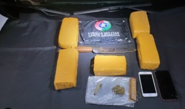 Polícia Militar apreende 3 kg de maconha