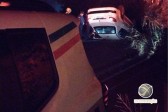 Condutor abandona carro após capotamento