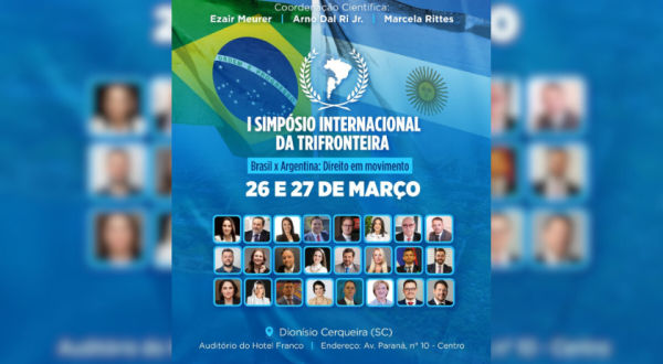Simpósio Internacional da Tri Fronteira-  Brasil X Argentina será nos sias 26 E 27 de março