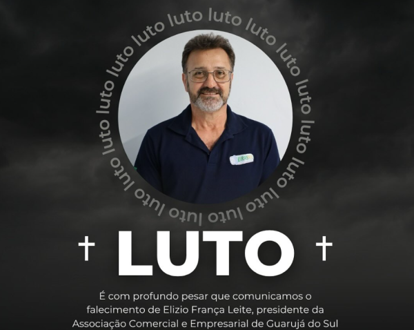 A Prefeitura de Guarujá do Sul manifesta profundo pesar pelo falecimento de Elizio França