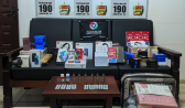 Polícia Militar e Receita Federal apreendem produtos contrabandeados