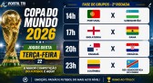 Cristiano Ronaldo e Inglaterra entram em campo nesta terça