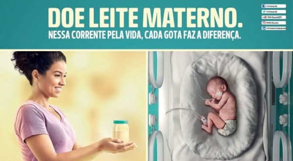 Ministério da Saúde lança campanha de doação de leite materno