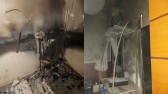 Quarto de hotel pega fogo em Chapecó
