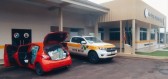 Polícia apreende mais de 100 caixas de desodorante durante abordagem