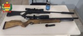 Idoso é detido por porte ilegal de armas no Oeste de SC