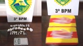 Mais de dois quilos de cocaína são apreendidas durante Operação Saturação neste final de semana