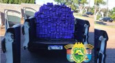 Após tentativa de fuga, veículo é apreendido e motorista é preso transportando 186 Kg de maconha
