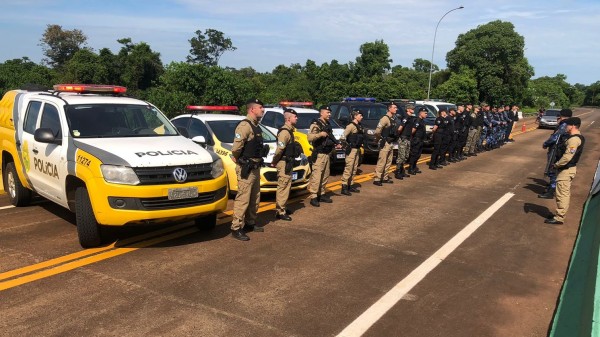 Operação é realizada na região da Fronteira com a Argentina com intuito de inibir crimes transfronteiriços