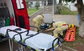 Colisão entre carro e moto deixa jovem ferido
