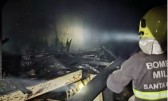 Homem tenta salvar cachorro em incêndio e morre em SC