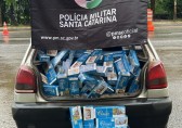 Idoso é preso com 2 mil maços de cigarros paraguaios durante abordagem no Oeste