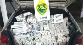 Carga de cigarro avaliada em R$50 mil é apreendida em São Jorge D'Oeste