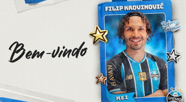 Grêmio acerta contratação do meia croata Filip Krovinović até 2028