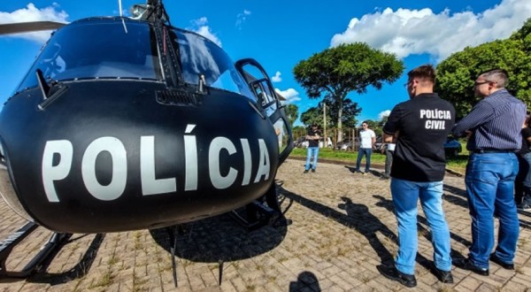 Policiais Civis participam de voos de monitoramento e instrução