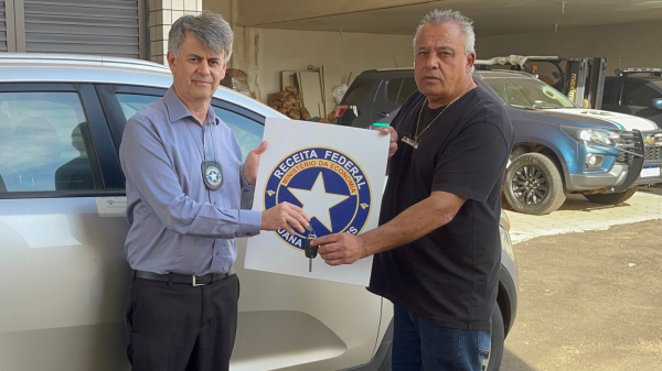 Receita Federal destina veículo seminovo ao CIF