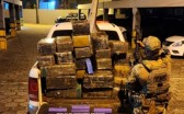 PRF apreende 935 quilos de maconha após perseguição em SC