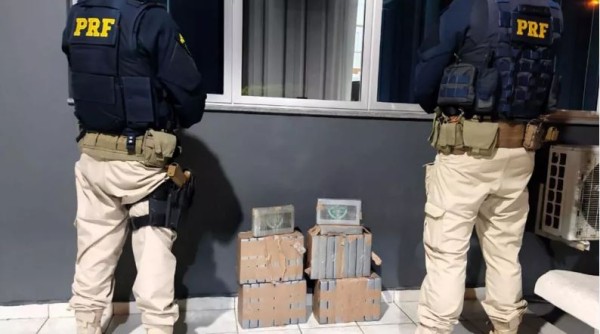 42 kg de cocaína são apreendidos pela PRF na BR-101