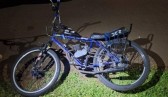 Adolescente é flagrado pilotando ciclomotor artesanal e tenta fugir da PM