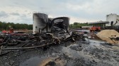 Incêndio em distribuidora de combustíveis é extinto, informa o Corpo de Bombeiros