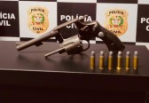 Homem é preso por posse irregular de arma de fogo