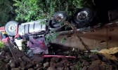 Motorista de caminhão morre em grave acidente na BR 163