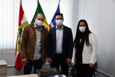Município recebe visita do secretário de Desenvolvimento Social do Estado
