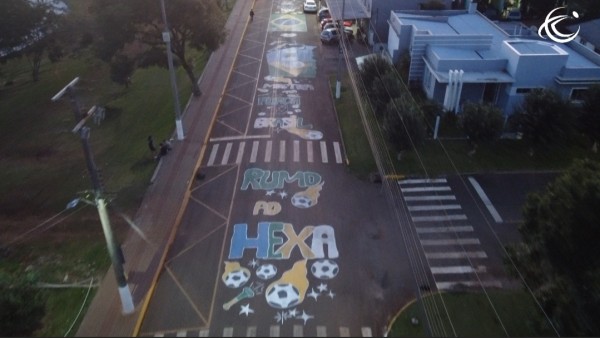 Rua Saldanha da Gama vira cartão-postal da Copa após dias de trabalho em Dionísio Cerqueira