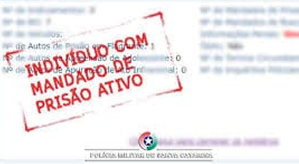 Polícia Militar prende homem condenado a 30 anos de prisão