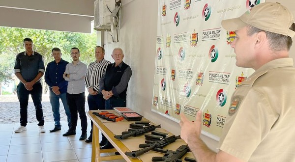 Polícia Militar recebe armas e reforça arsenal