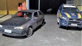 PRF recupera carro furtado de vendedor de algodão-doce