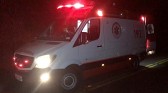 Acidente envolvendo motocicleta deixa condutor gravemente ferido na madrugada de terça para quarta-feira