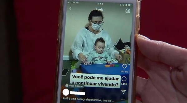 Golpistas usam fotos de crianças com atrofia muscular espinhal em falsas campanhas de arrecadação na internet