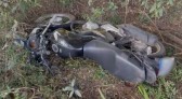 Condutor de motocicleta sofre fratura exposta após queda na BR-163, próximo à nova Aduana de Cargas